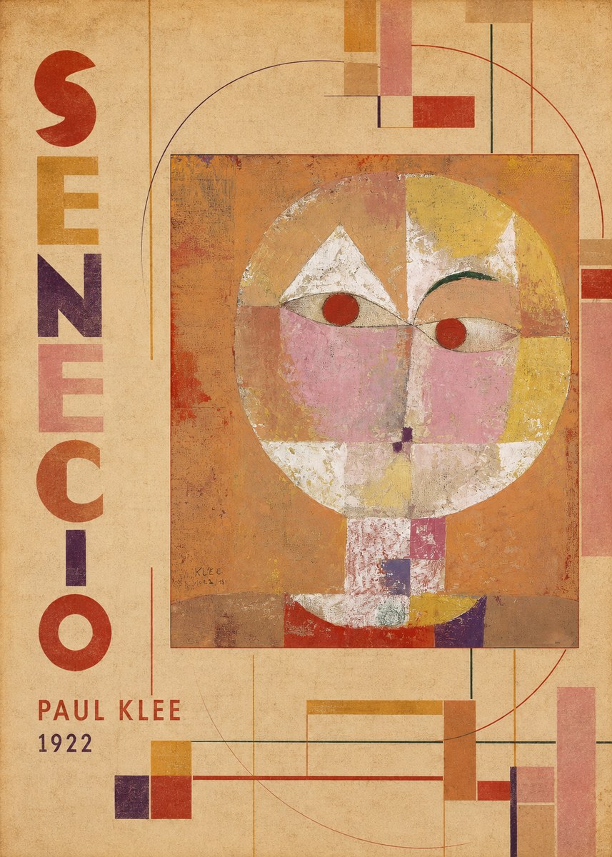 Paul Klee Senecio No4 - Plakat