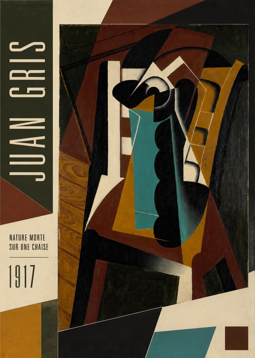 Juan Gris Nature Morte Sur Une Chaise No2 - Plakat