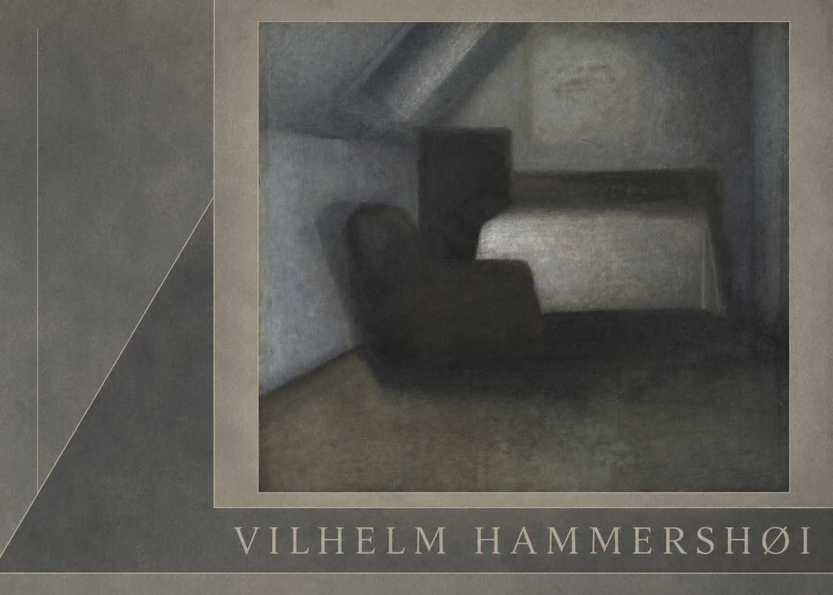 Vilhelm Hammershøi Interior, Strandgade 30 III No1 - Plakat