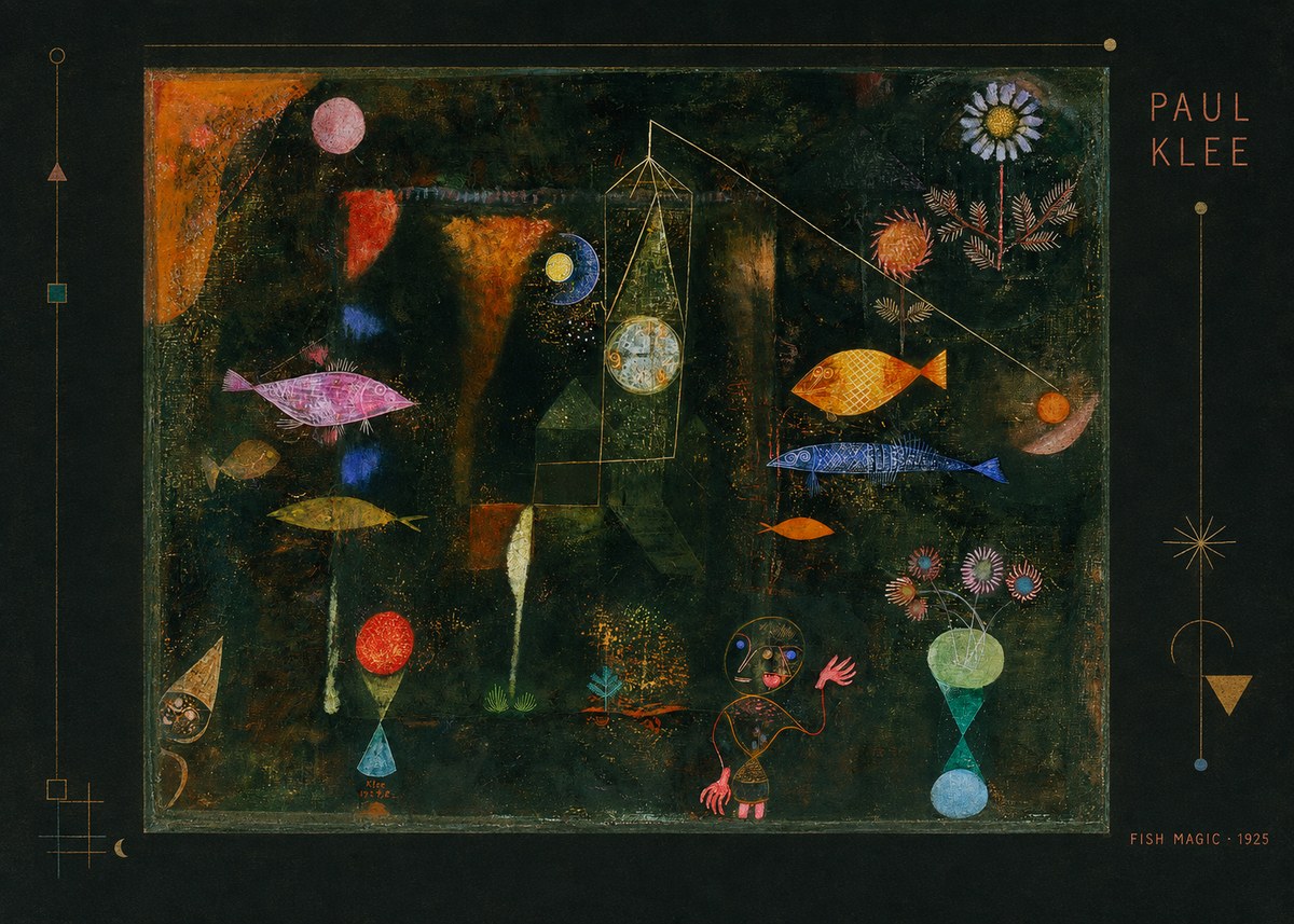 Paul Klee Fish Magic II No2 - Plakat