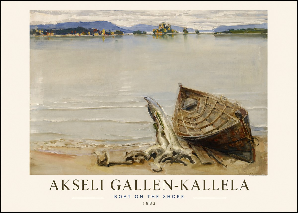 Akseli Gallen-Kallela Boat on the Shore No1 - Plakat