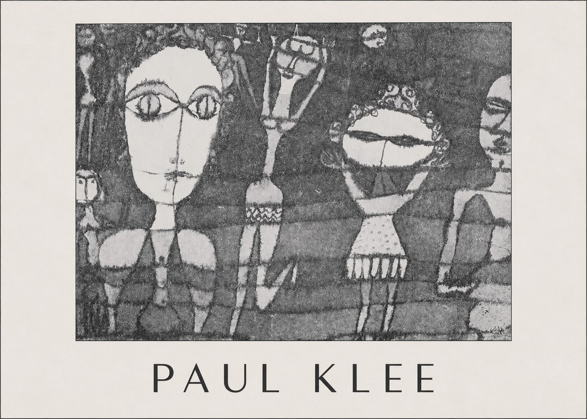 Paul Klee Specter of a Genius No1 - Plakat