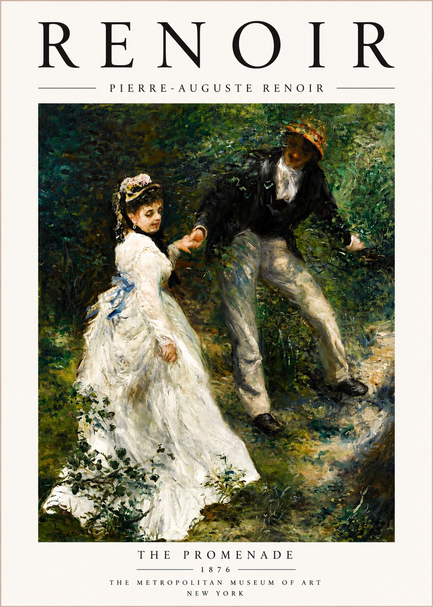 Renoir The Promenade No6 - Plakat
