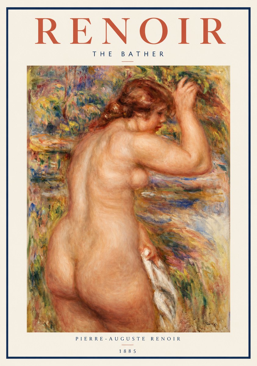 Renoir Bather No3 - Plakat