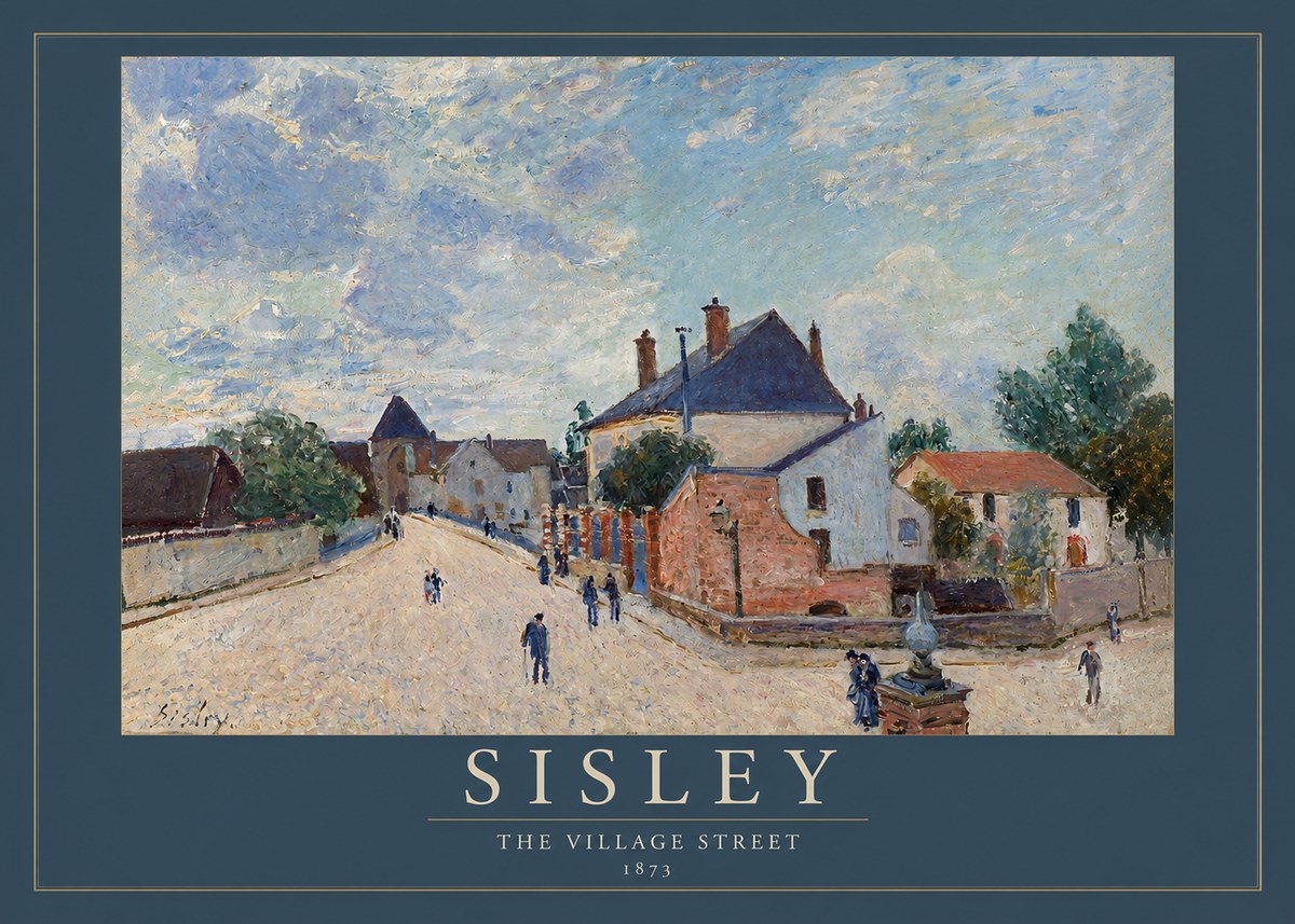 Sisley The Village Street No2 - Plakat