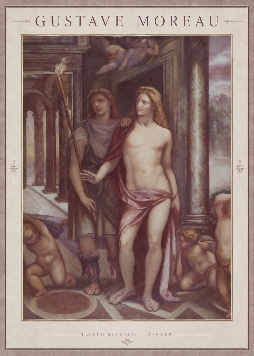 Gustave Moreau Youth No4 - Plakat