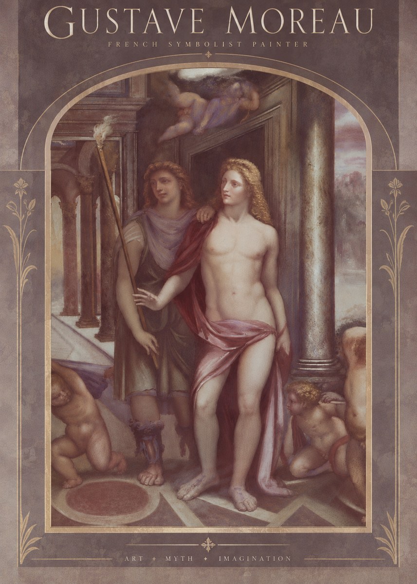 Gustave Moreau Youth No6 - Plakat