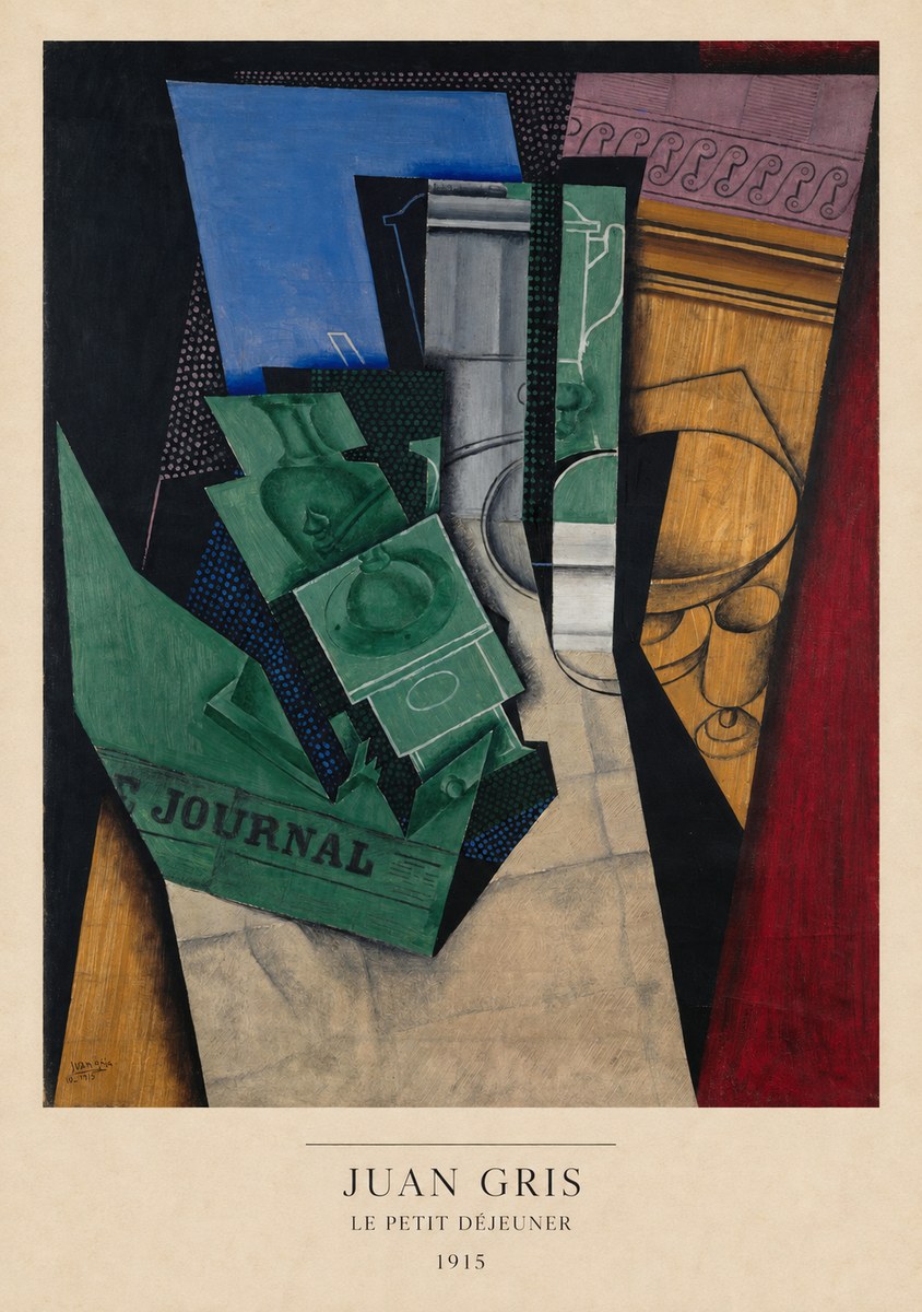 Juan Gris Le Petit Déjeuner No6 - Plakat
