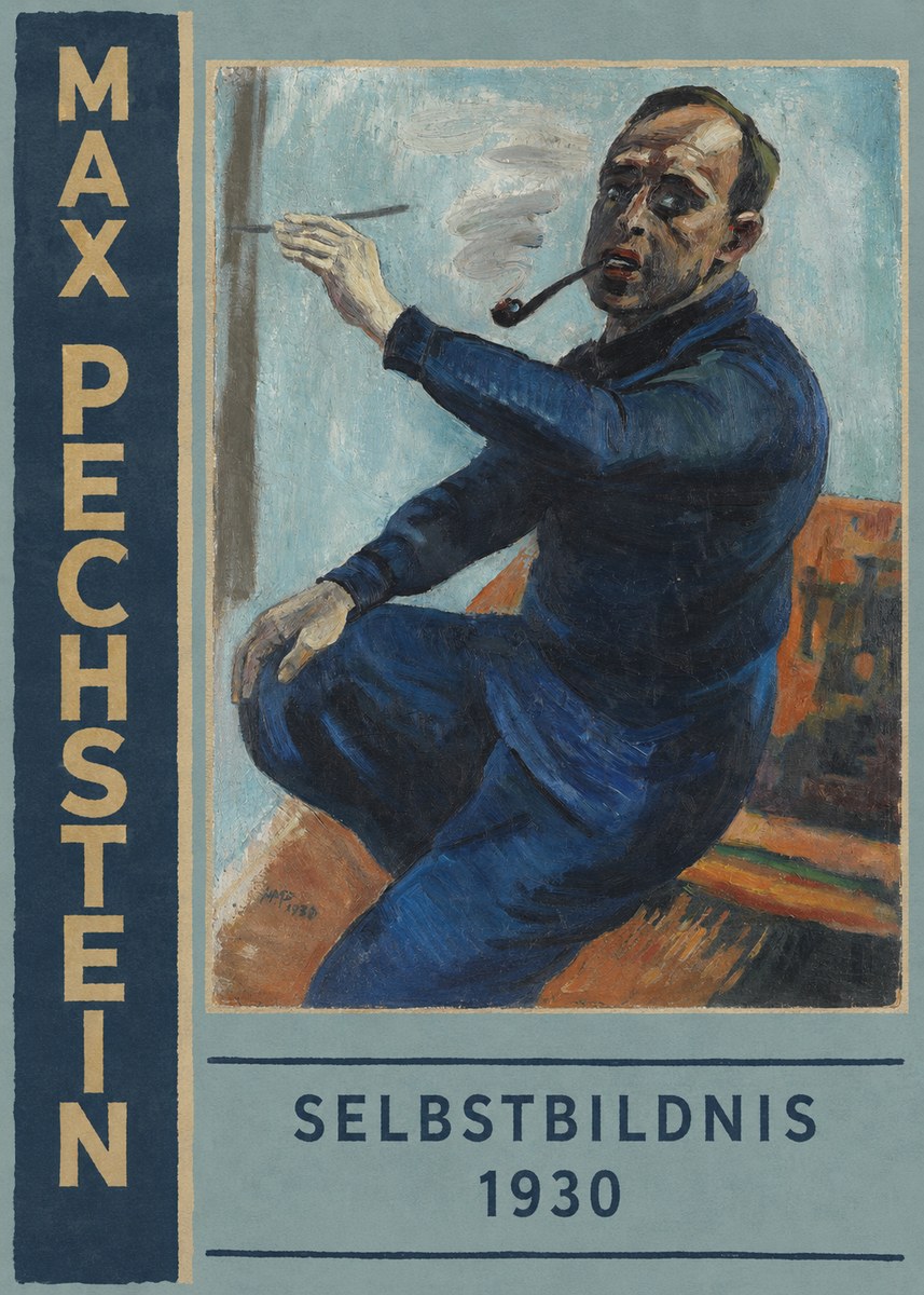 Max Pechstein Selbstbildnis No2 - Plakat