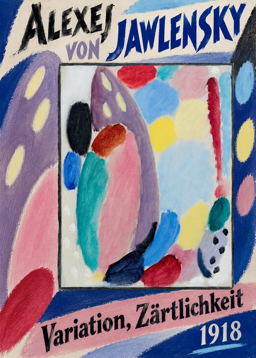 Alexej von Jawlensky Variation, Zärtlichkeit No4 - Plakat