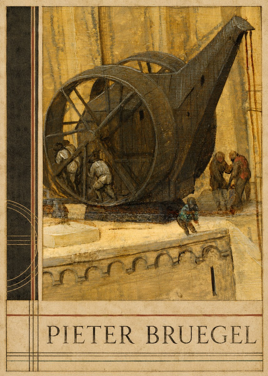 Pieter Bruegel The Crane No2 - Plakat