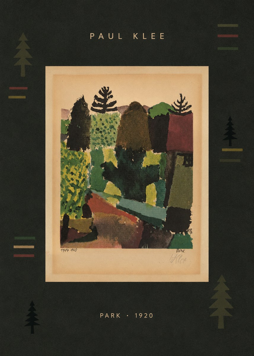 Paul Klee Park I No6 - Plakat