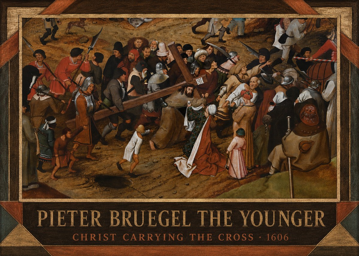 Pieter Bruegel Christ Carrying the Cross II No3 - Plakat