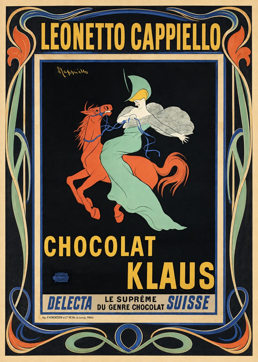 Leonetto Cappiello Chocolat Klaus II No1 - Plakat