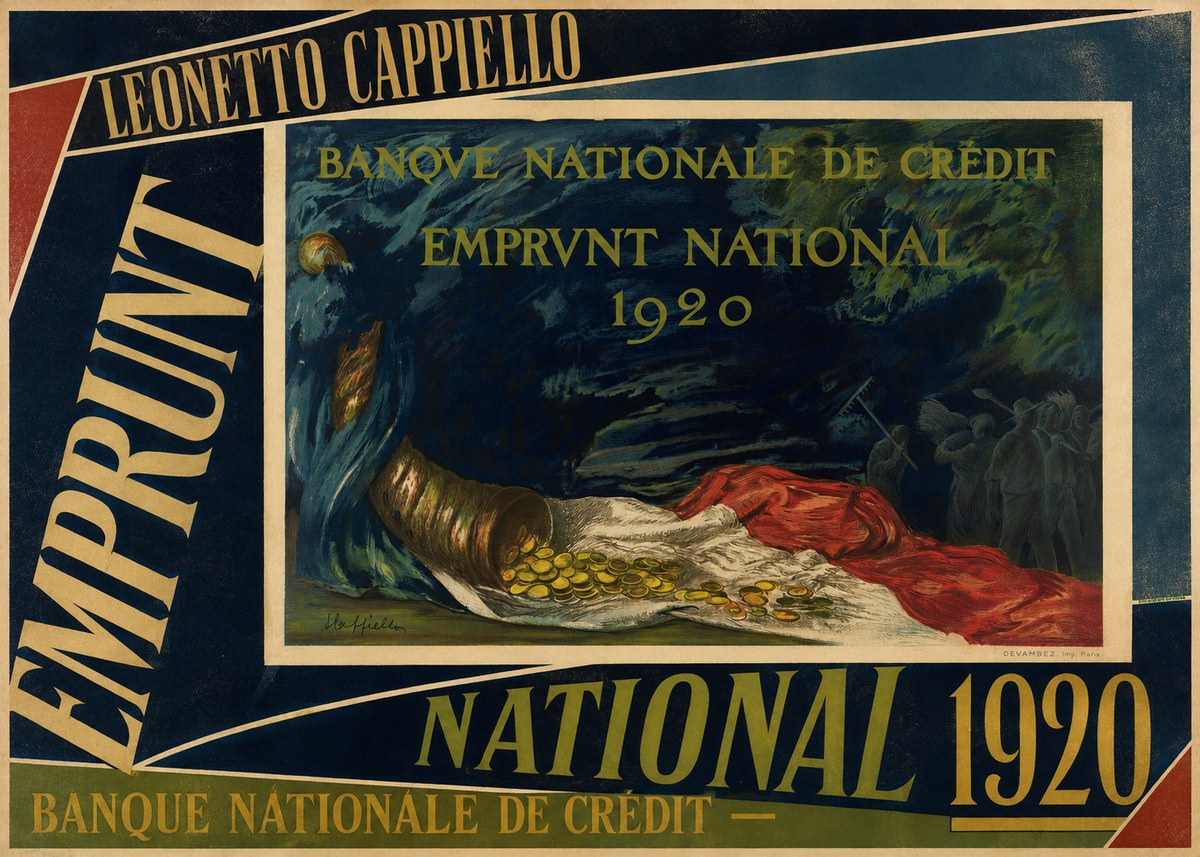 Leonetto Cappiello Banque Nationale De Crédit - Emprunt National 1920 No5 - Plakat