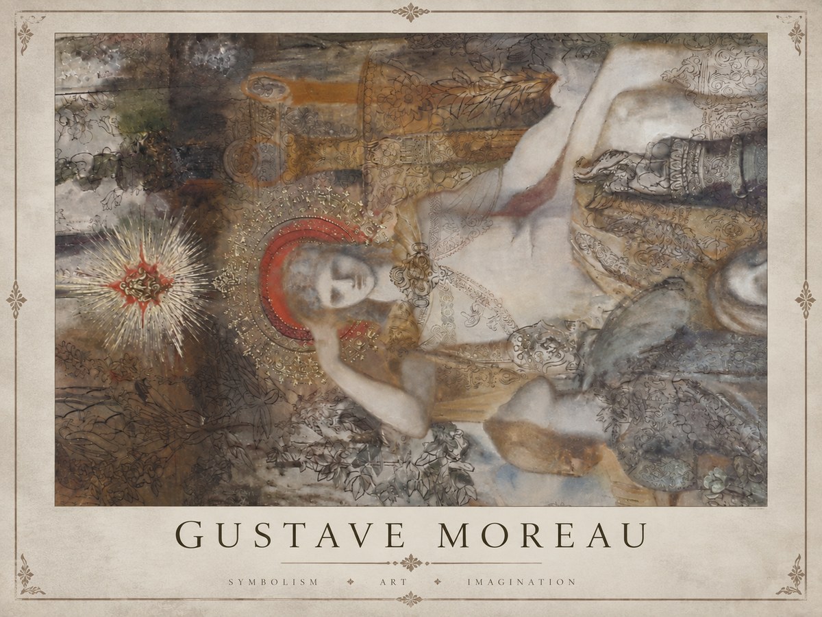 Gustave Moreau Saint Sebastian II No3 - Plakat