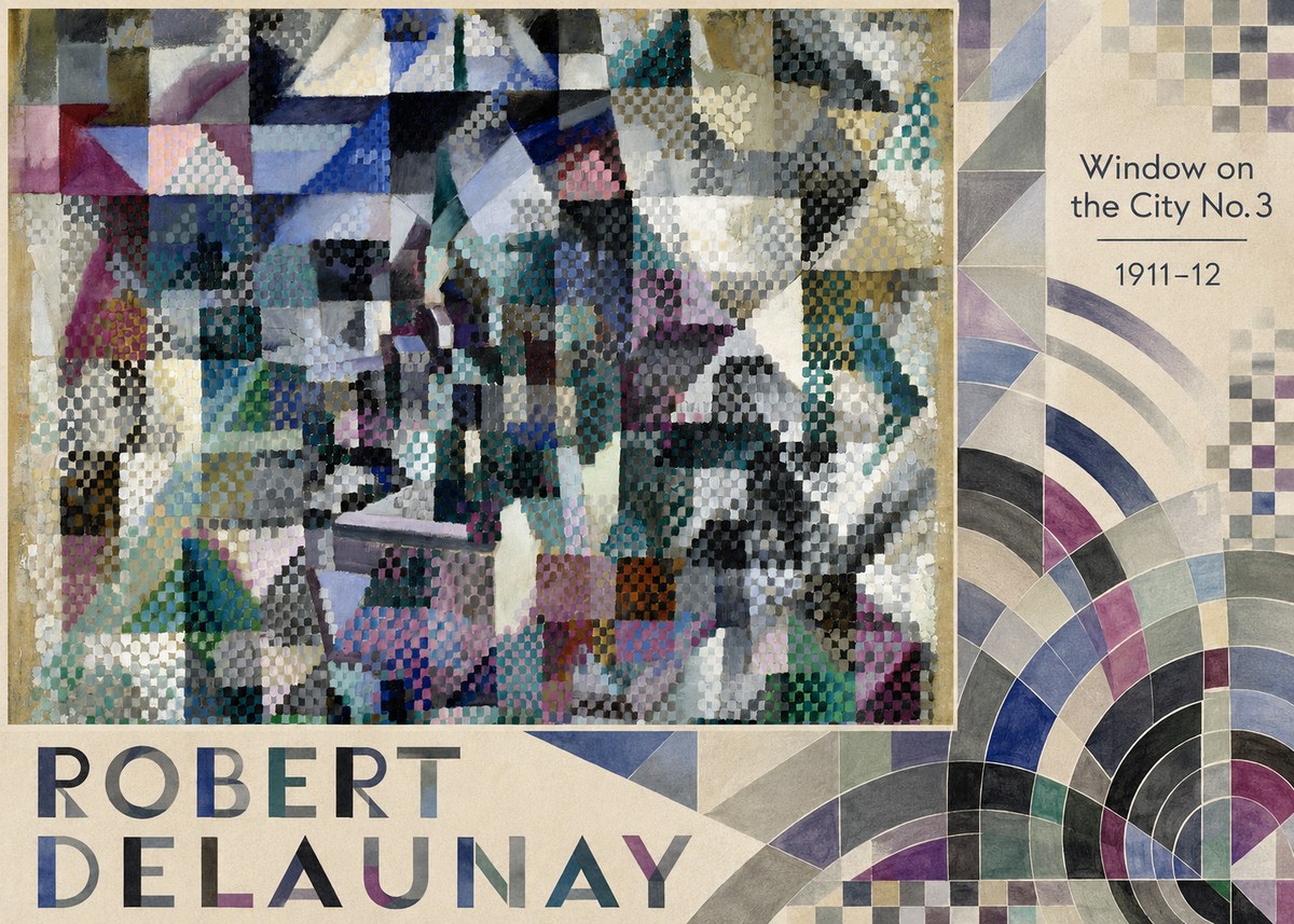 Robert Delaunay Window on the City No. 3 No6 - Plakat