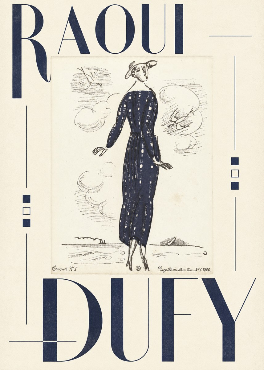 Raoul Dufy Croquis N°i No3 - Plakat