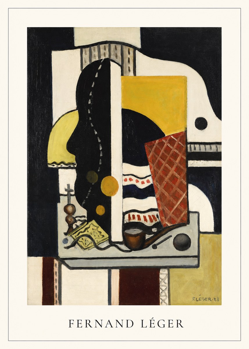 Fernand Léger Composition Au Profil No3 - Plakat