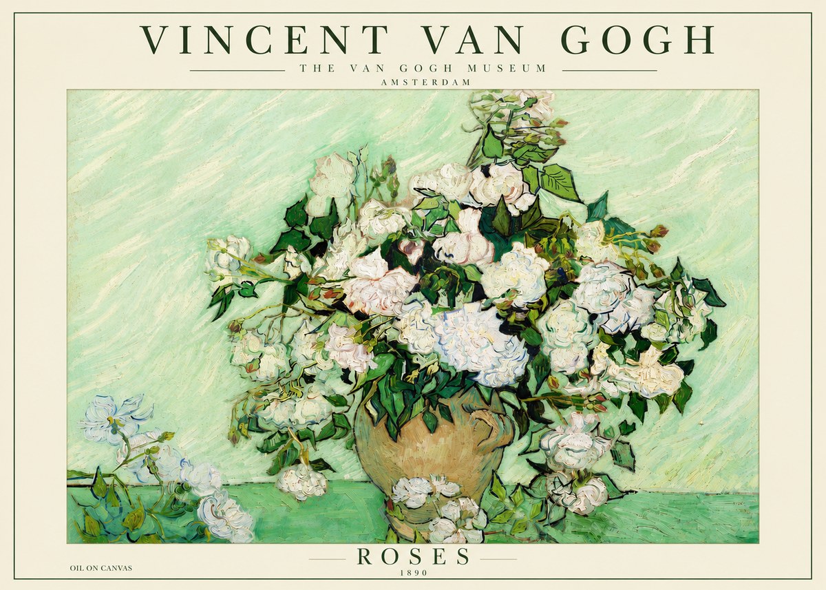 Van Gogh Roses II No3 - Plakat