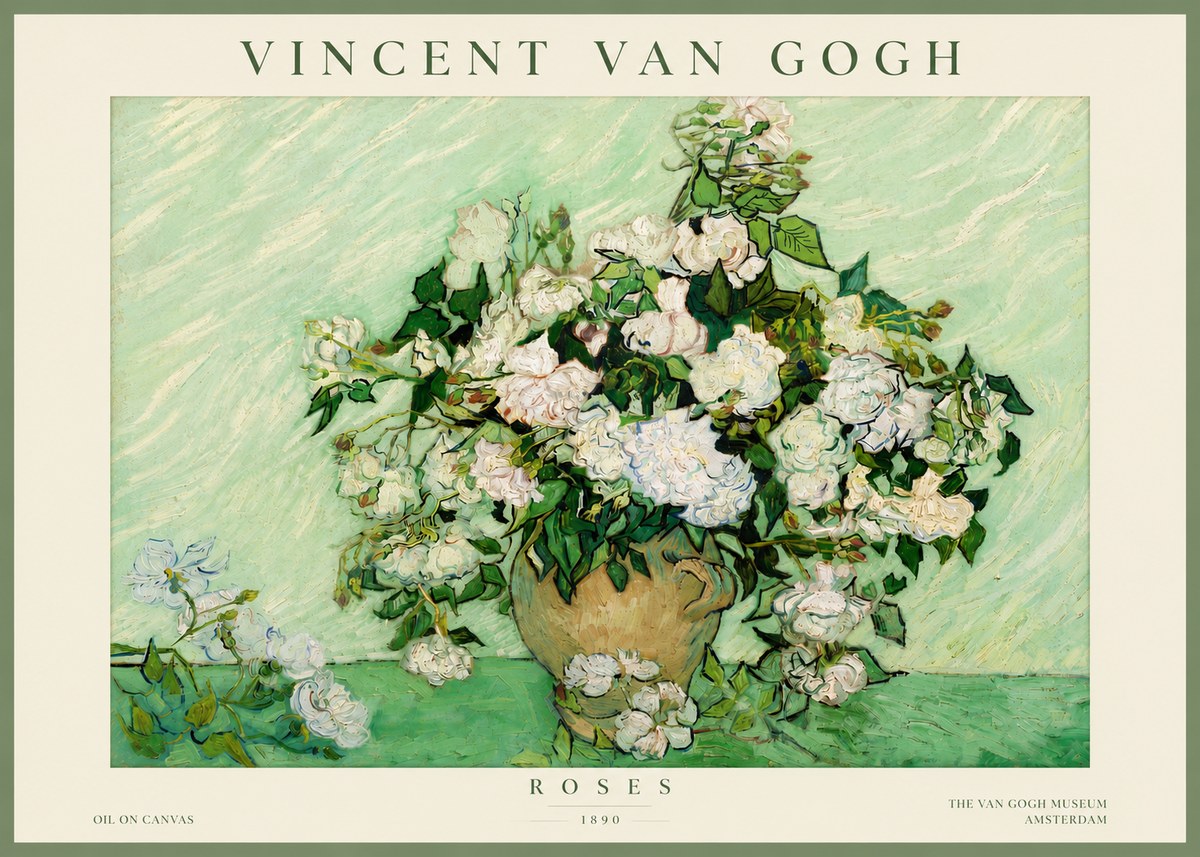 Van Gogh Roses II No4 - Plakat