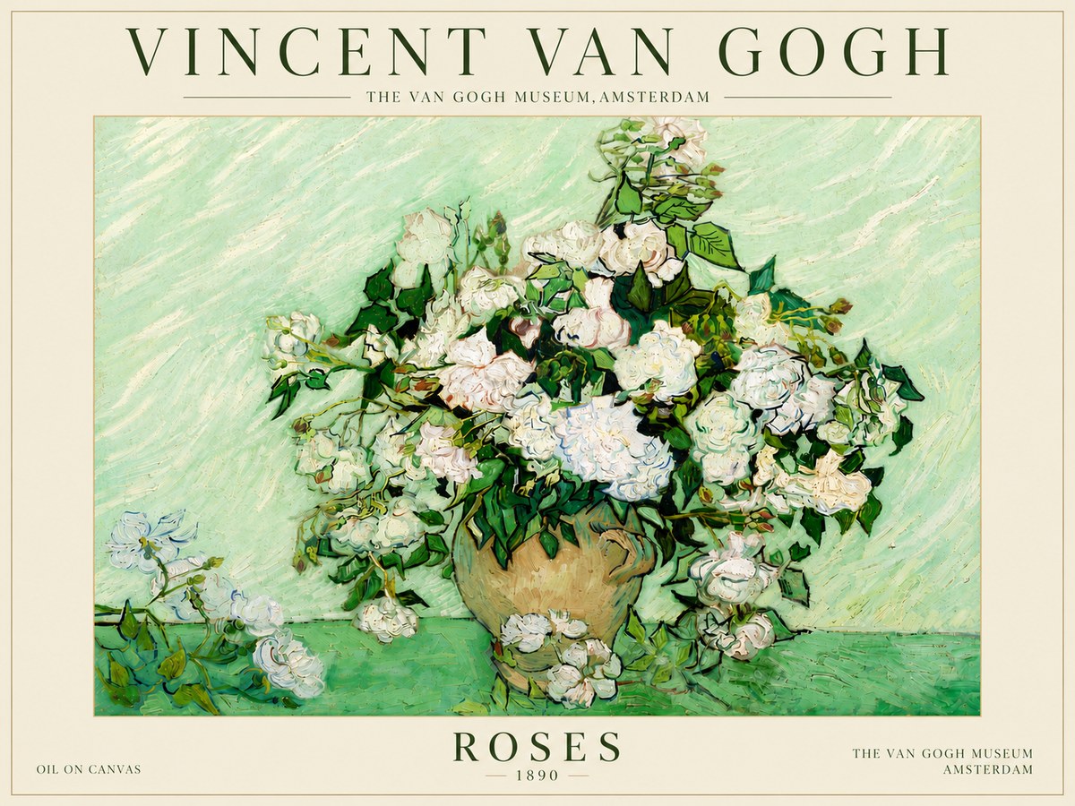 Van Gogh Roses II No6 - Plakat