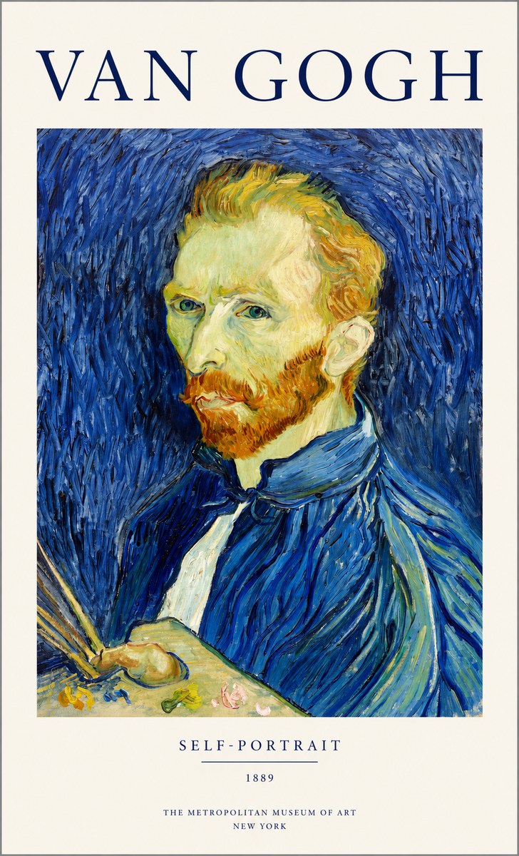 Van Gogh Self-portrait I No1 - Plakat