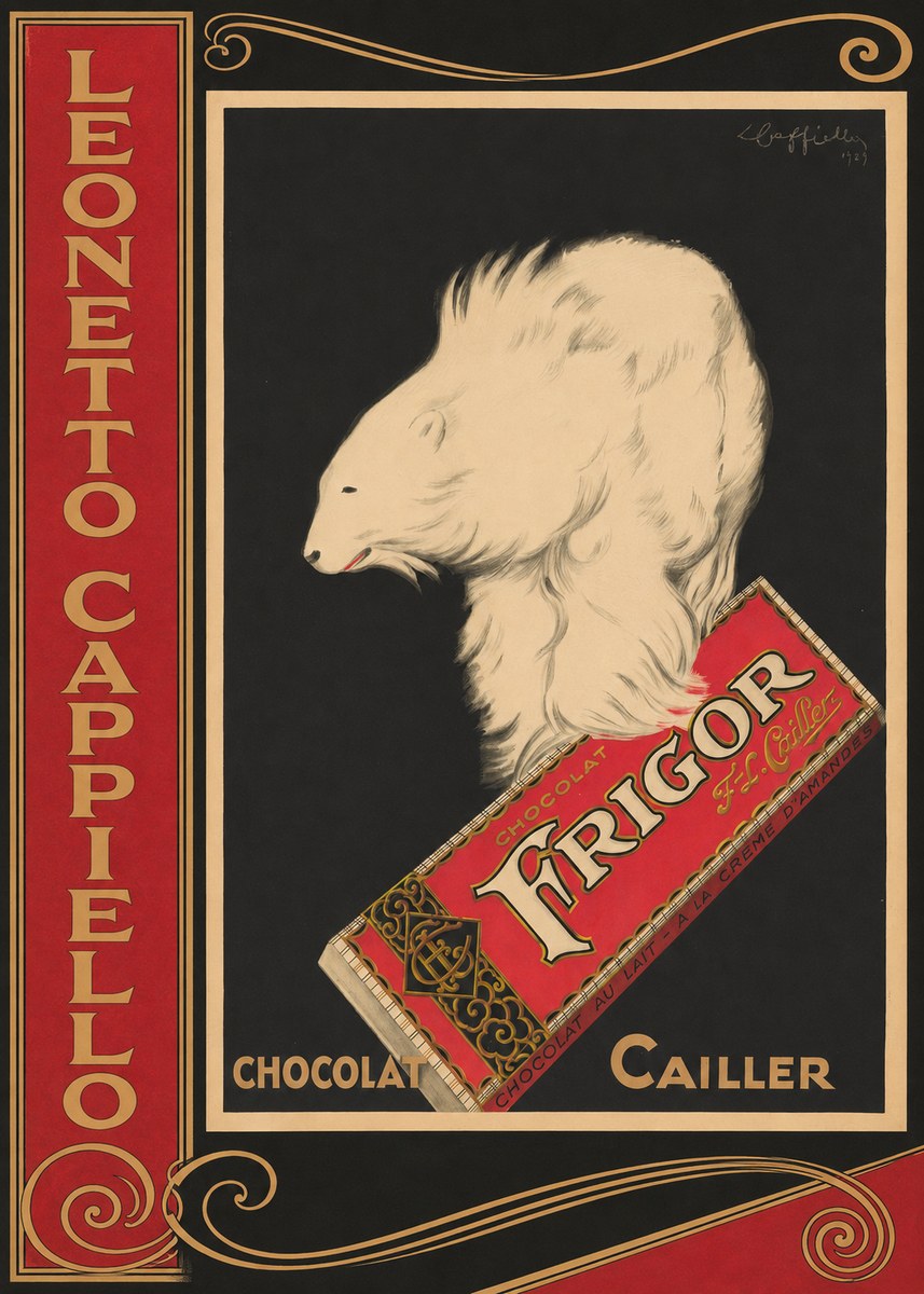 Leonetto Cappiello Chocolat Frigor No2 - Plakat