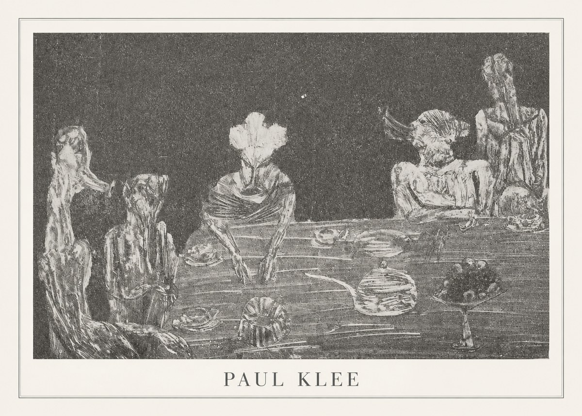 Paul Klee Die Mahlzeit No4 - Plakat