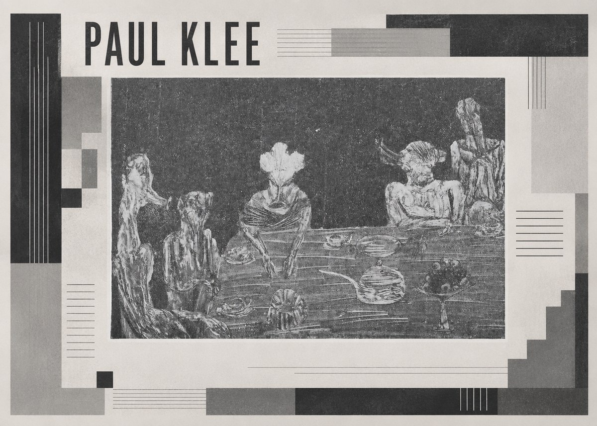 Paul Klee Die Mahlzeit No6 - Plakat