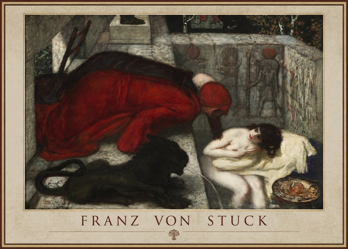 Franz von Stuck Salome No1 - Plakat