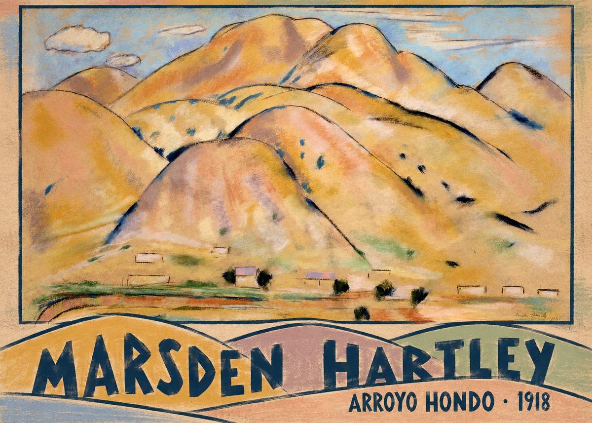 Marsden Hartley Arroyo Hondo No6 - Plakat