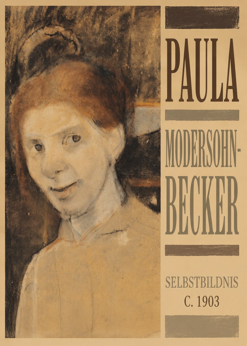 Paula Modersohn-Becker Selbstbildnis No4 - Plakat