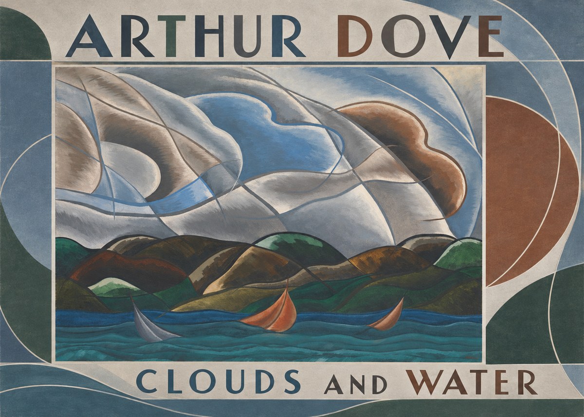 Arthur Dove Clouds and Water No3 - Plakat