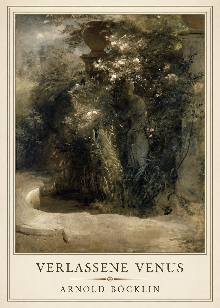 Arnold Böcklin Verlassene Venus No1 - Plakat