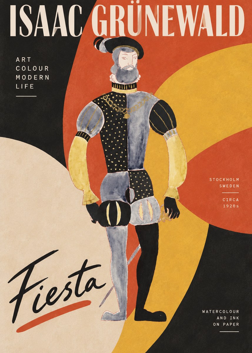 Isaac Grünewald Fiesta No2 - Plakat