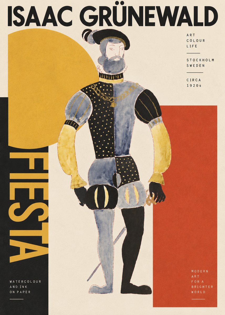 Isaac Grünewald Fiesta No6 - Plakat