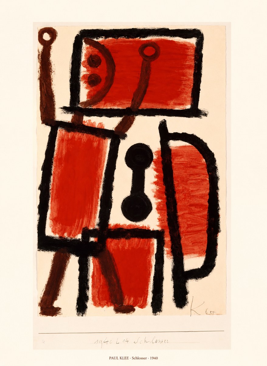 Paul Klee Schlosser No6 - Plakat