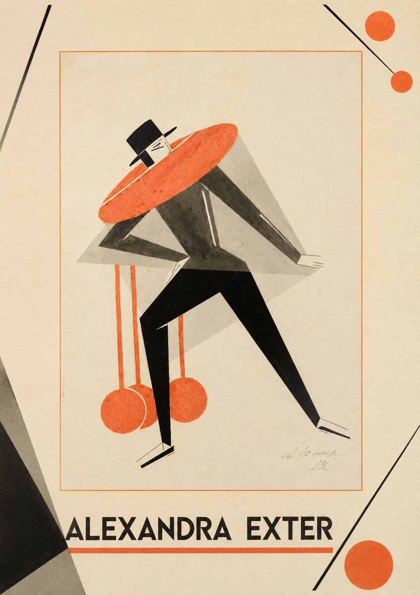 Alexandra Exter Constructivist Figure No5 - Plakat