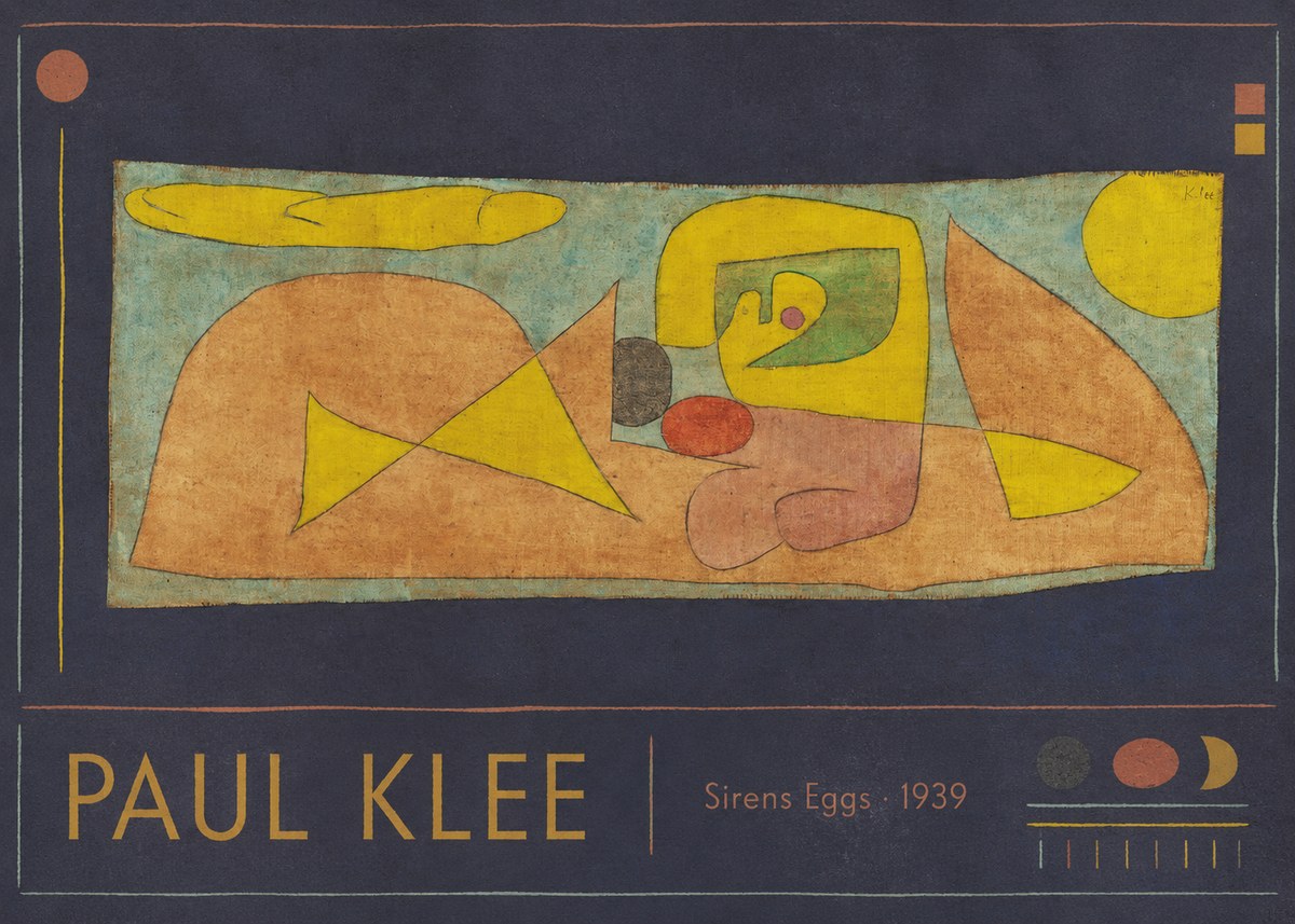 Paul Klee Sirens Eggs No1 - Plakat