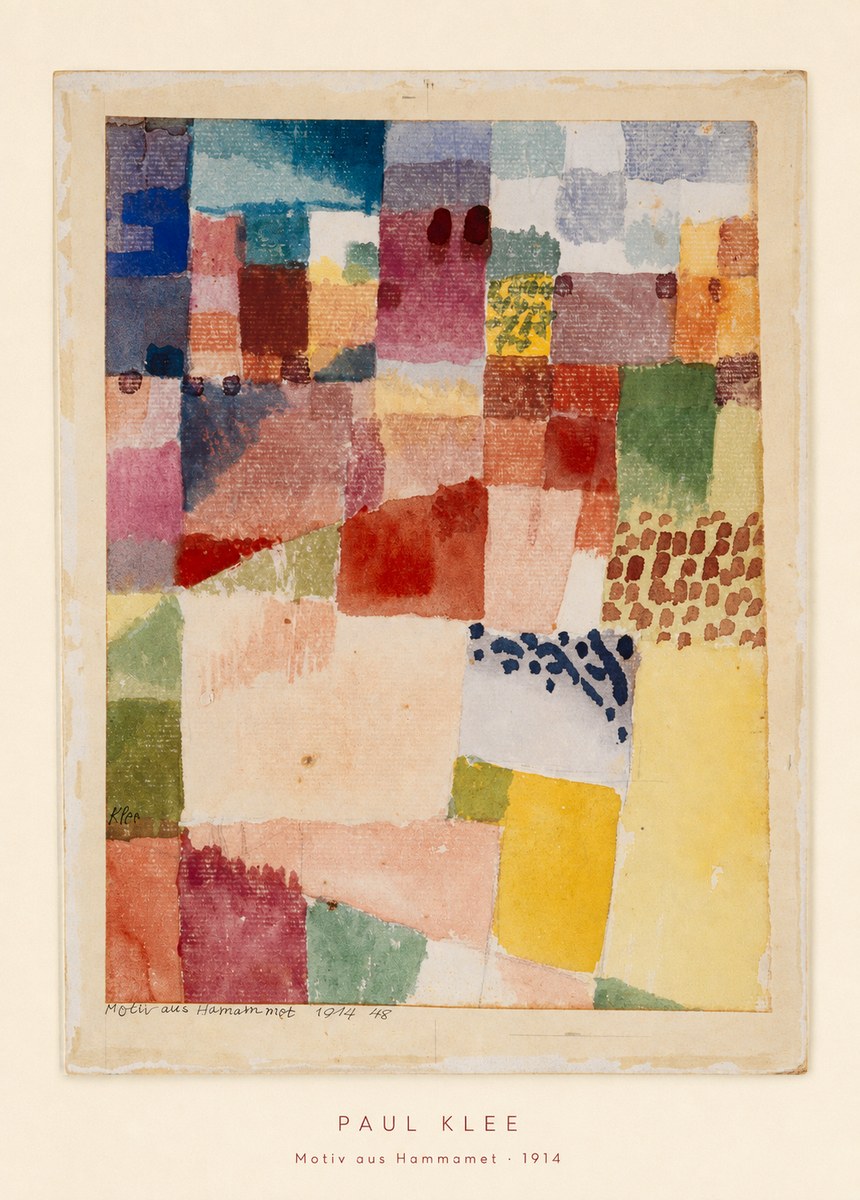 Paul Klee Motiv Aus Hammamet No4 - Plakat