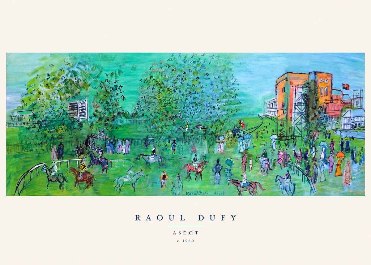 Raoul Dufy Ascot C. 1930 I No6 - Plakat