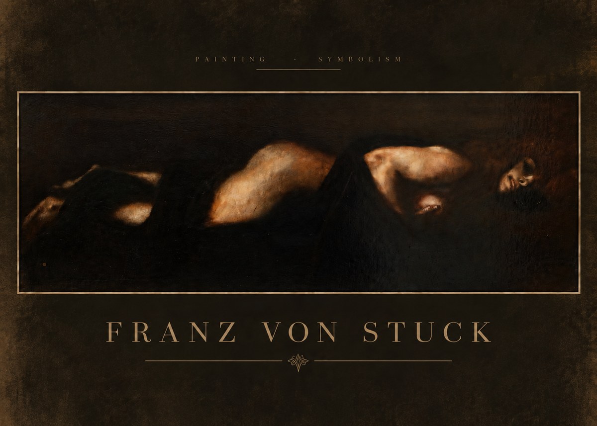 Franz von Stuck Der Schlaf No6 - Plakat
