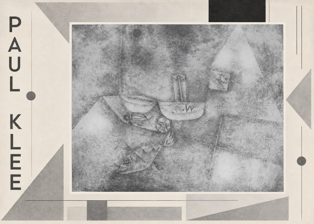 Paul Klee Boats at the Shore No2 - Plakat
