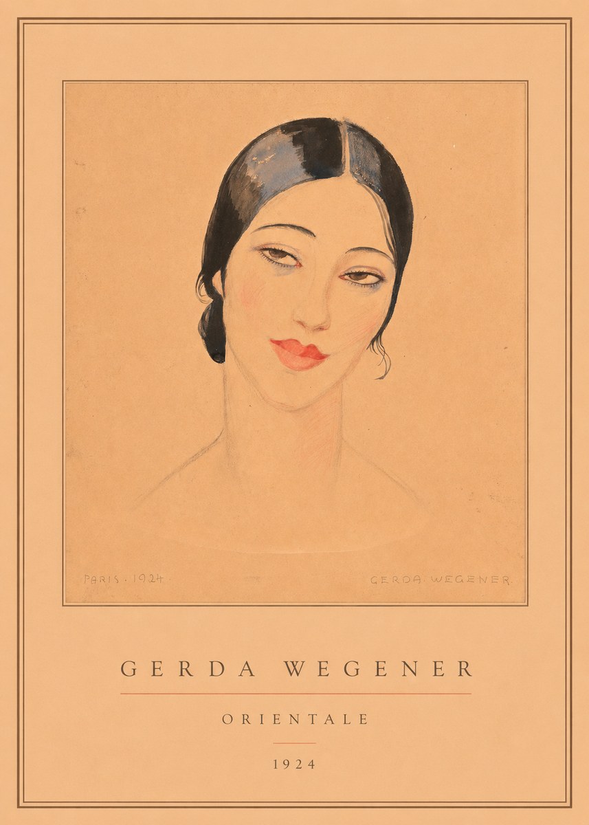 Gerda Wegener Orientale No5 - Plakat