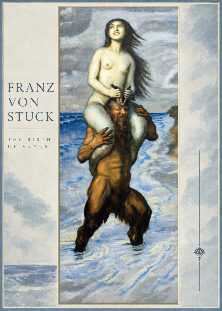Franz von Stuck The Birth of Venus No3 - Plakat