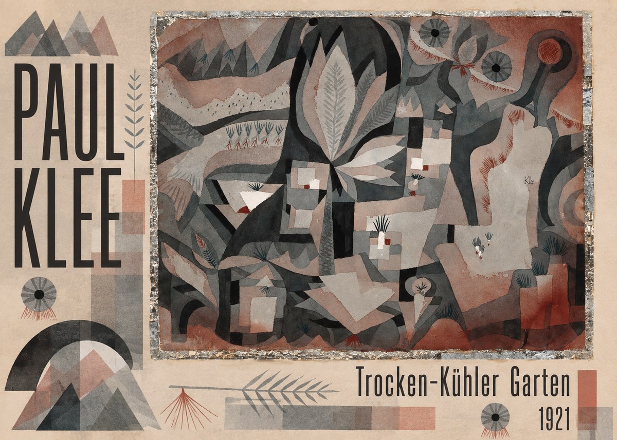 Paul Klee Trocken-kühler Garten No5 - Plakat