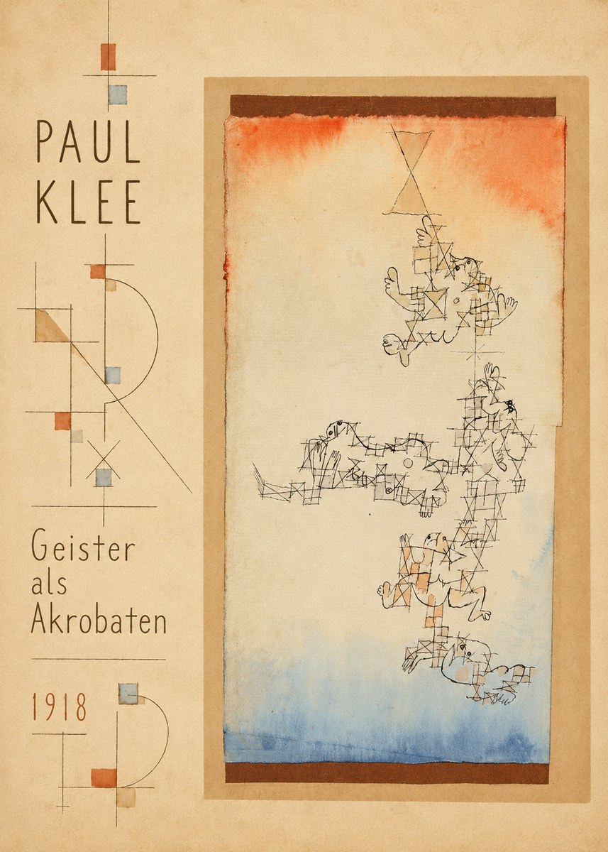 Paul Klee Geister Als Akrobaten No2 - Plakat