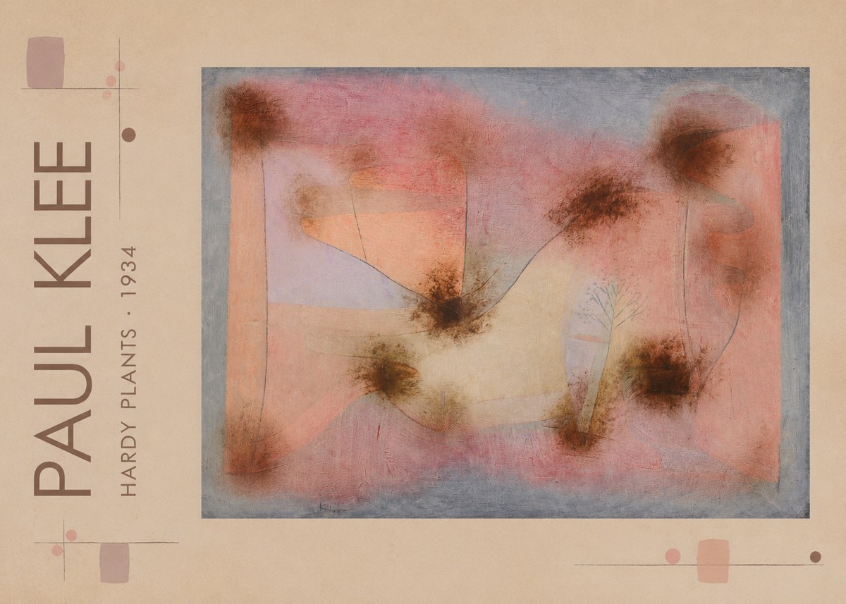 Paul Klee Hardy Plants II No2 - Plakat