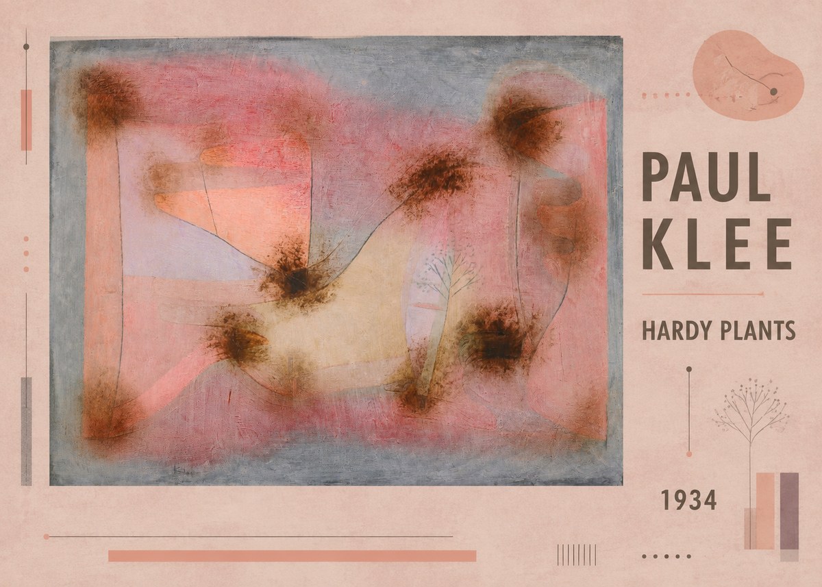 Paul Klee Hardy Plants II No3 - Plakat